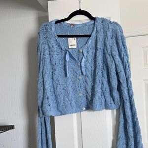 Free People Robyn’s cable knit cardigan